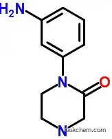 Molecular Structure of 1022128-80-8 (1-(3-Aminophenyl)piperazin-2-one)